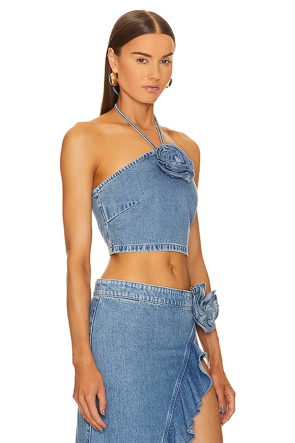 view 2 of 4 Rosalie Halter Top in Rose Bowl