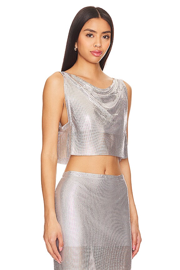 view 2 of 5 Sascha Top in Silver