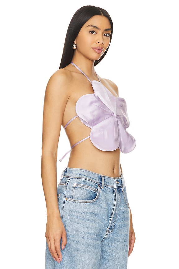 view 2 of 4 Lana Top in Lilac Purple
