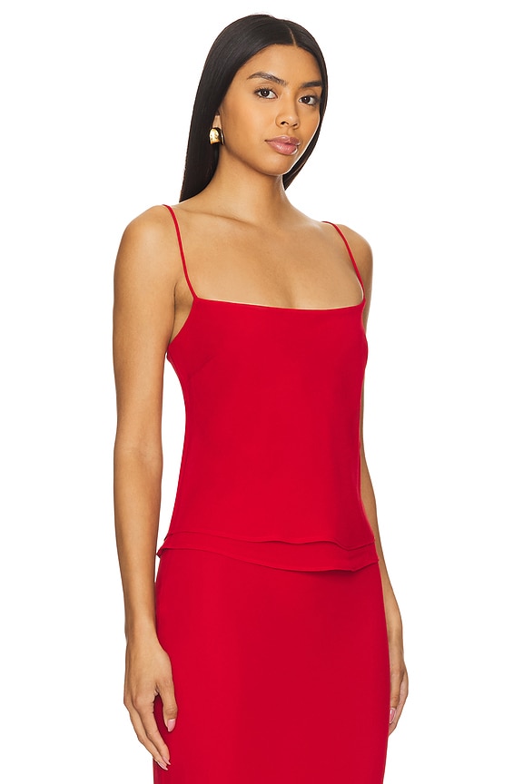 view 2 of 4 Mischa Top in Bright Red