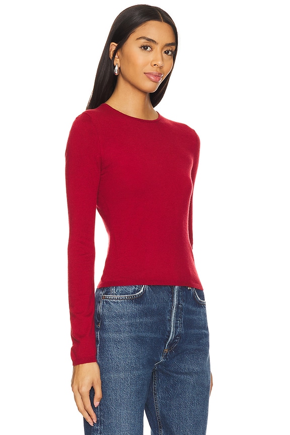view 2 of 4 Emberly Knit Top in Red