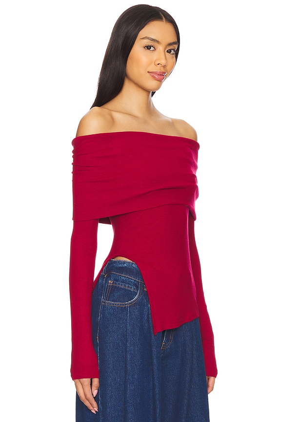 view 2 of 5 Dex Top in Oxblood