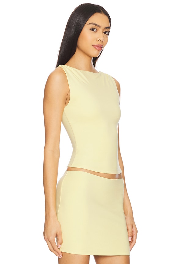 view 2 of 4 Lainey Top in Light Yellow