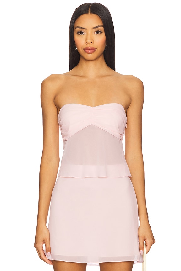 view 2 of 5 Mariah Top in Light Pink