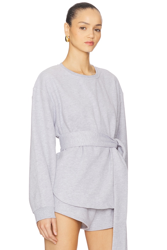 view 2 of 4 Gabriella Sweatshirt Top in Grey