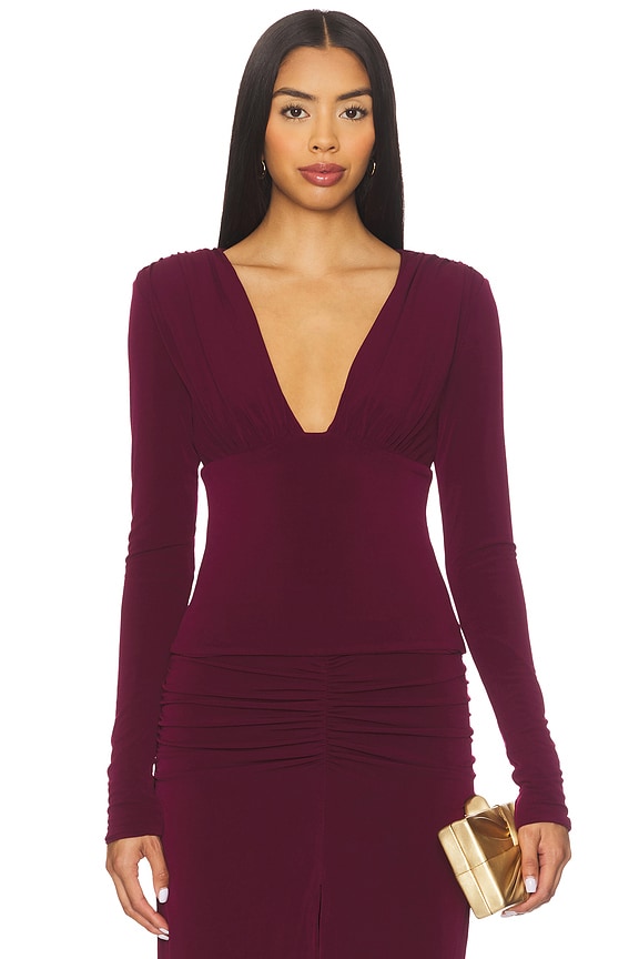 view 2 of 5 Leighton Top in Plum