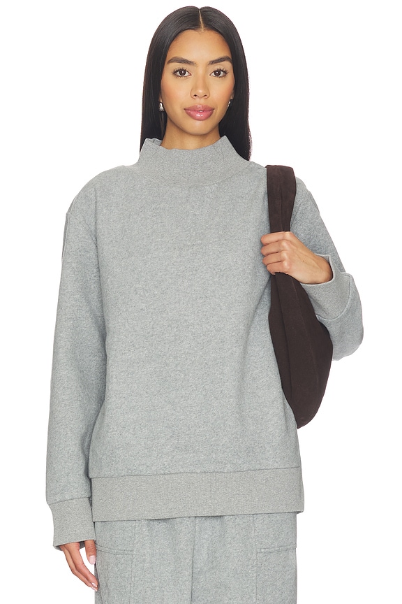 view 2 of 5 Laurel Sweatshirt Top in Dark Gray