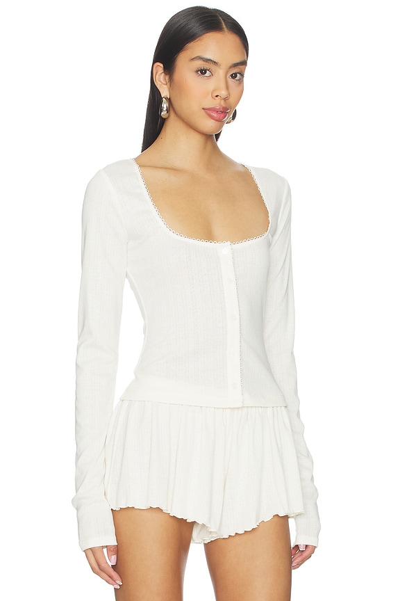 view 2 of 4 Isobel Top in Ivory