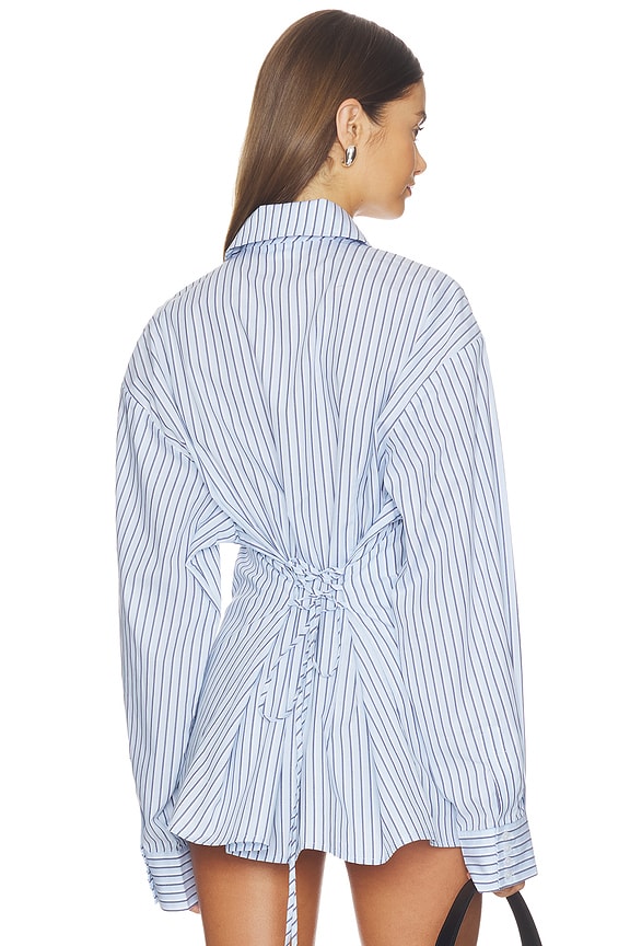 view 1 of 6 Gracelyn Top in Blue Stripe