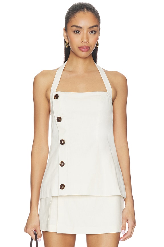 view 1 of 4 Paulina Top in Light Tan