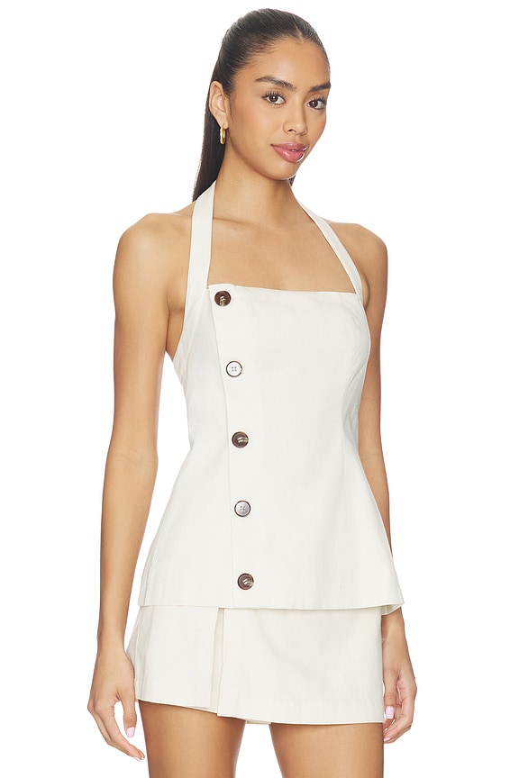 view 2 of 4 Paulina Top in Light Tan