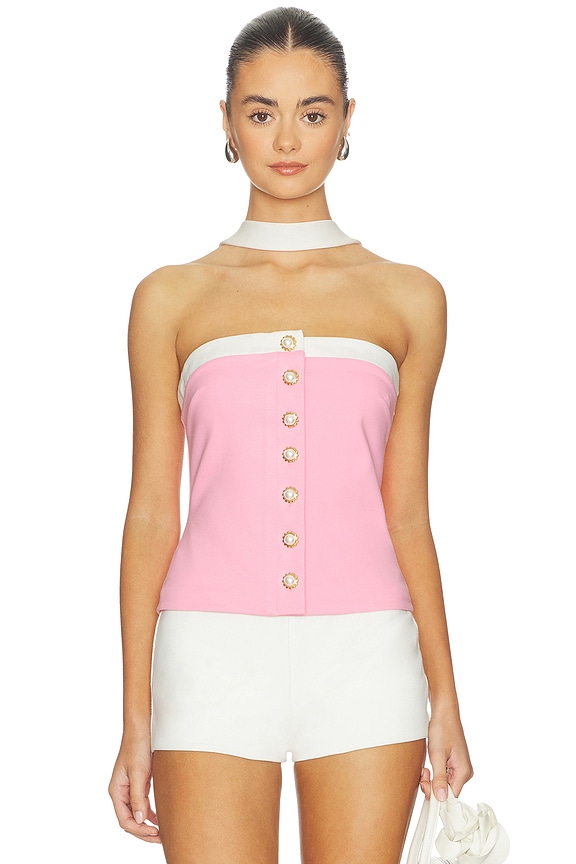 view 1 of 4 Audrey Top in Baby Pink