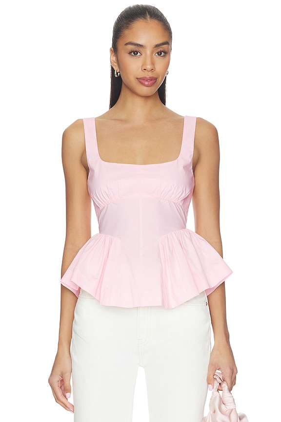 view 1 of 4 Victoria Top in Baby Pink