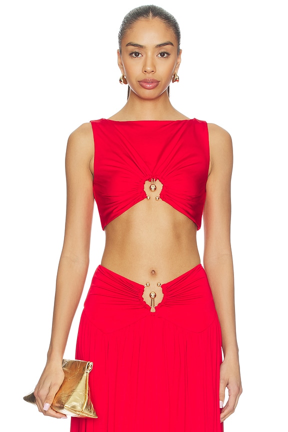 view 1 of 4 LOTTE 탑 in Cherry Red