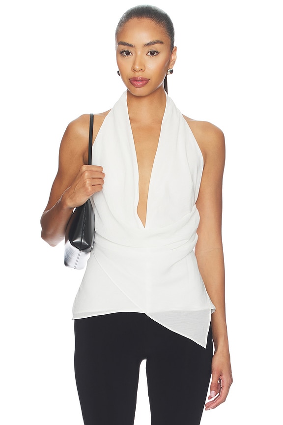 view 2 of 6 Josephine Top in White