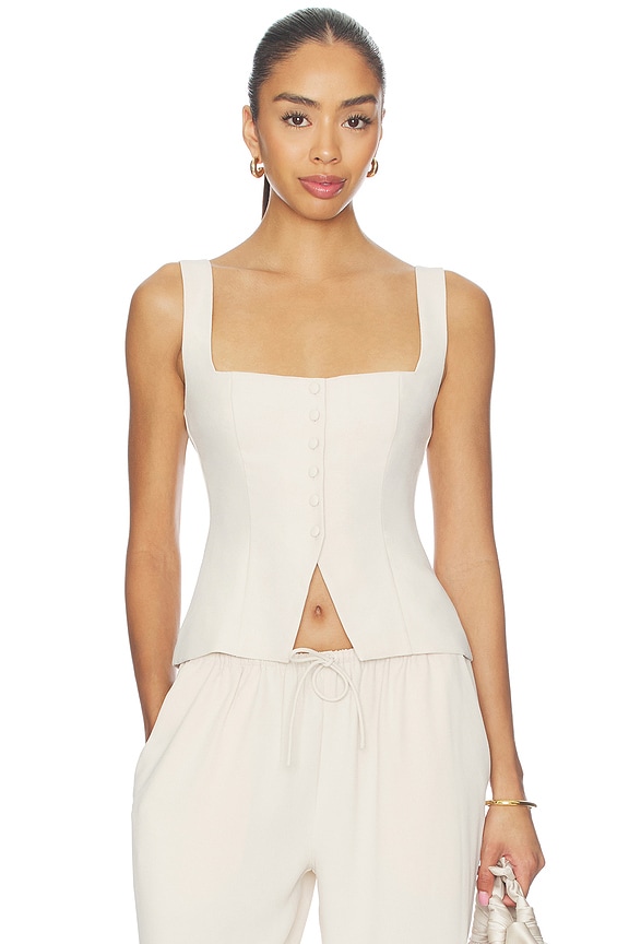 view 1 of 4 Lilith Top in Oat