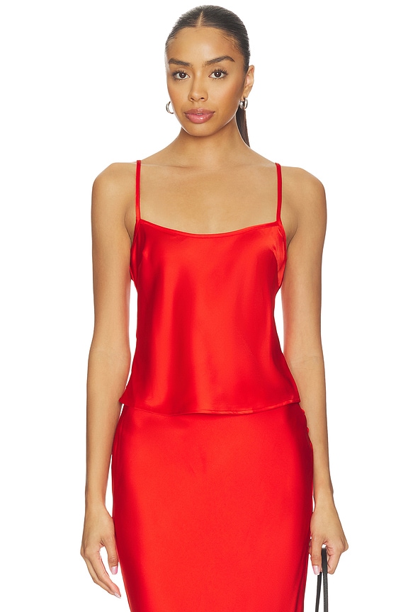 view 1 of 4 Zoe Top in Red