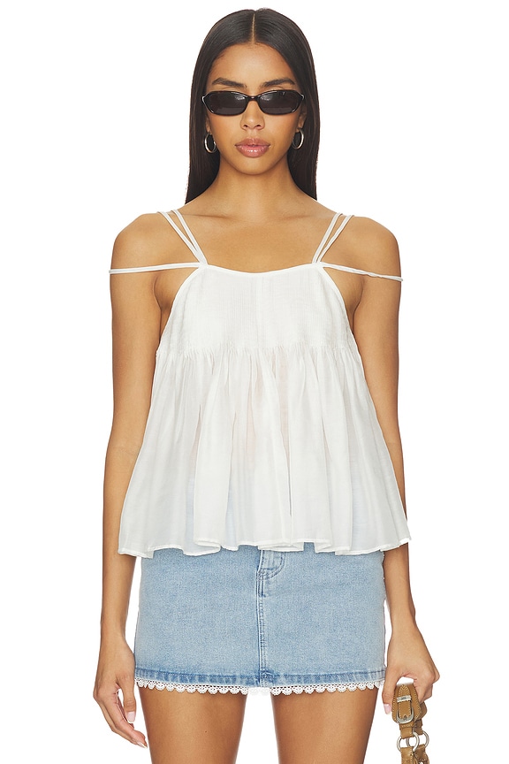 view 1 of 4 Poppy Top in White