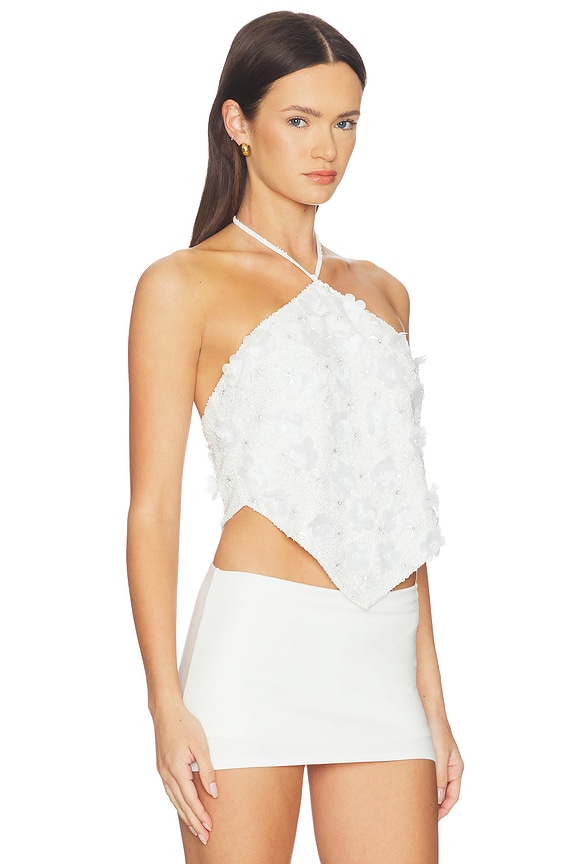 view 2 of 5 Zelma Top in White