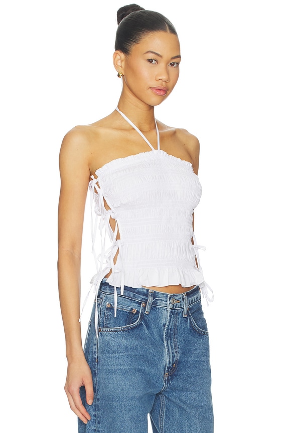 view 2 of 4 Sarina Top in White