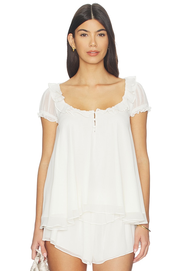 view 1 of 4 Janet Top in Ivory