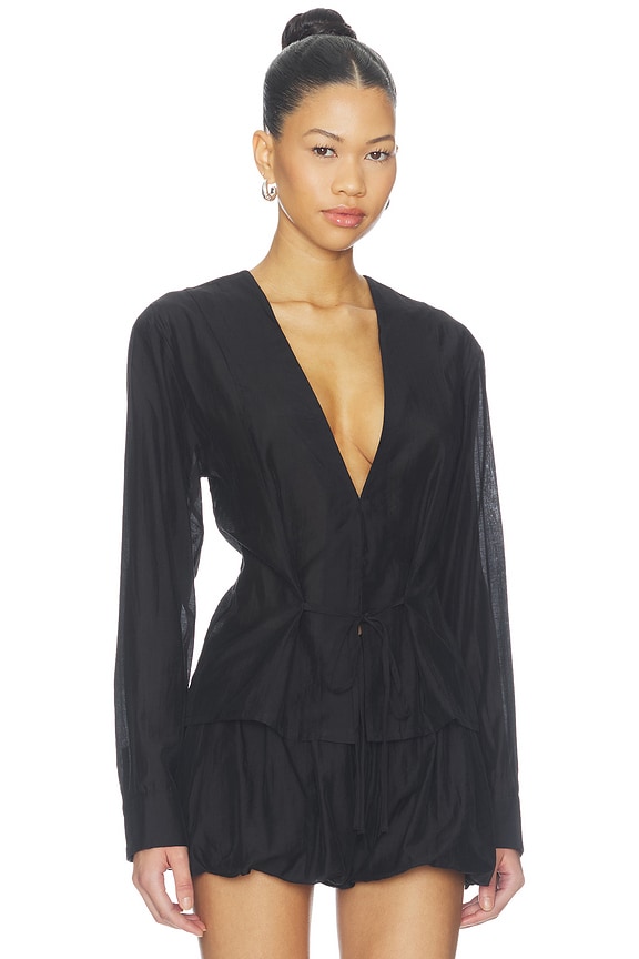 view 2 of 4 Caden Blouse in Black