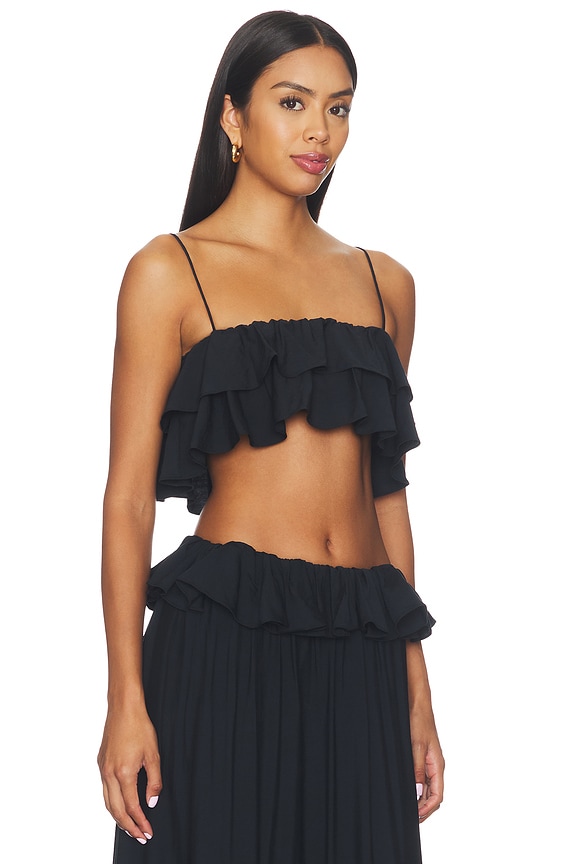 view 2 of 4 Hollis Crop Top in Black