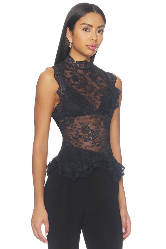 view 2 of 4 Viv Top in Black