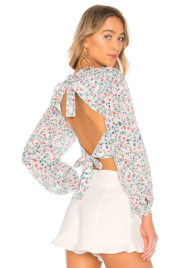 view 1 of 5 K Blouse in June Ditsy Floral