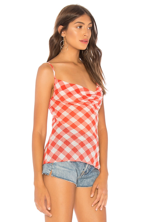 view 2 of 4 Kitt Top in Red & White