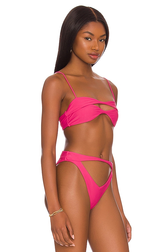 view 2 of 4 No Words Top in Hot Pink