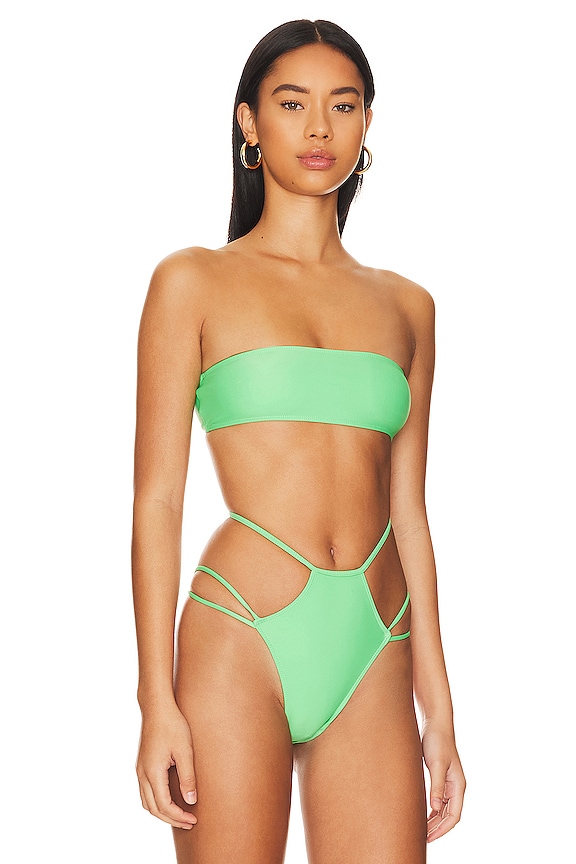 view 2 of 4 Rock with You Top in Kiwi Green