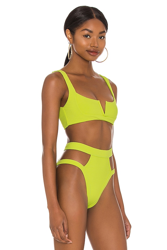 view 2 of 4 TOP BIKINI AIKEN in Lime
