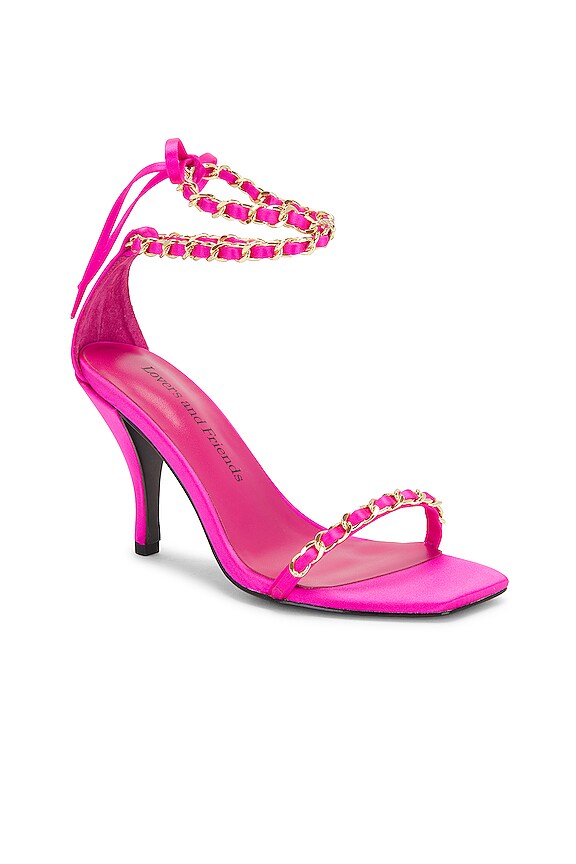 view 2 of 5 SANDALIA CHAIN in Electric Pink