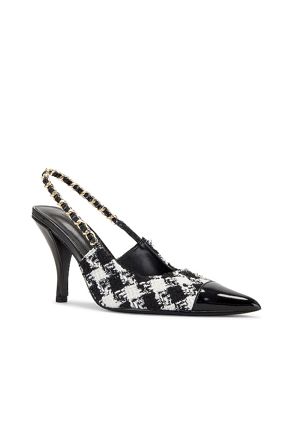 view 2 of 5 Chain Sling Back in Houndstooth