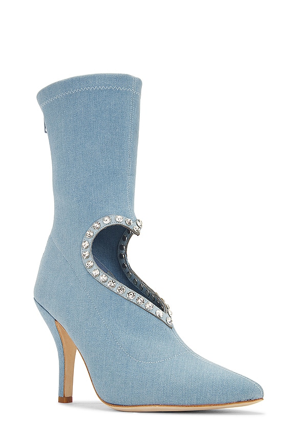 view 2 of 5 САПОГИ LIV in Denim