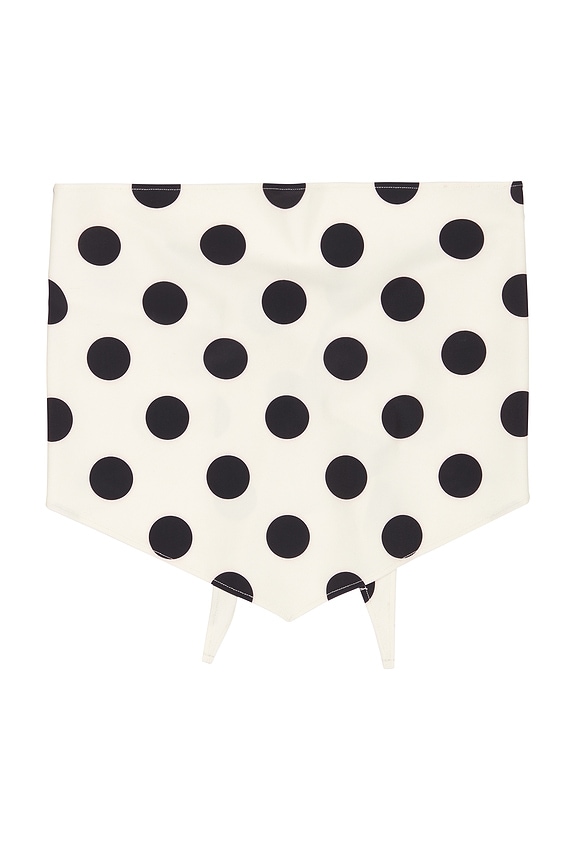 view 2 of 3 PAÑUELO TWYLA in Black & White Polka Dot