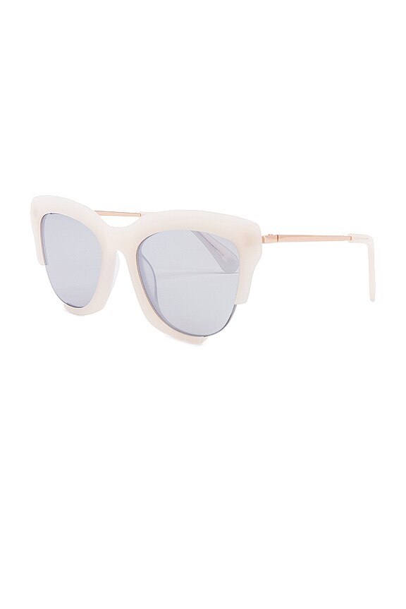 view 2 of 4 GAFAS DE SOL GRAY in Cream & Mirrored Blue