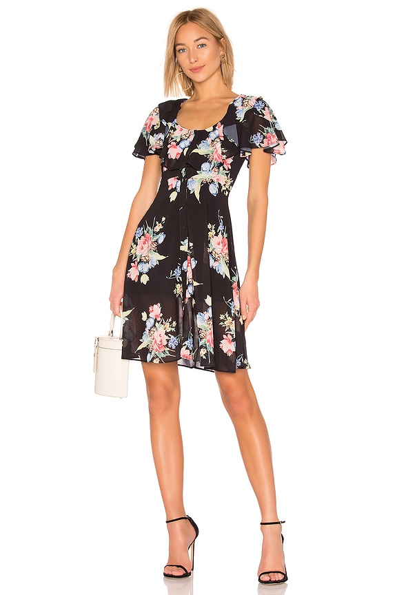 view 2 of 4 VESTIDO MIDI BUTTON UP in Midnight Roses