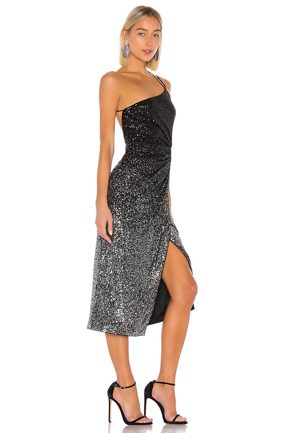 view 2 of 5 Andrea Dress in Black & Silver