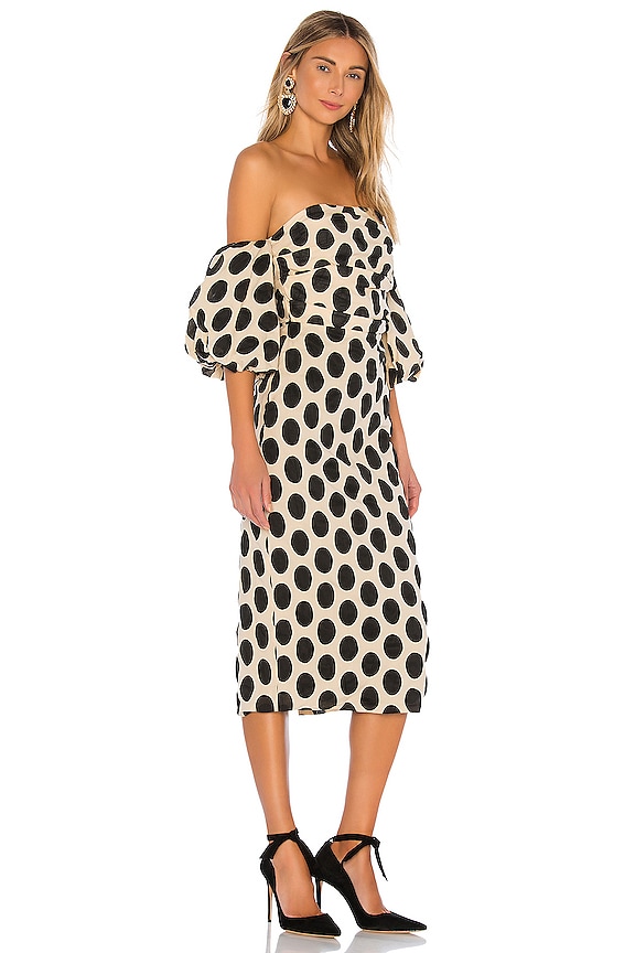 view 2 of 3 VESTIDO MAYA in Beige & Black