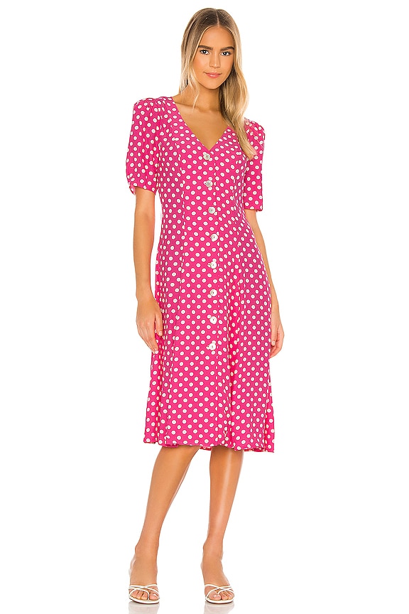 view 2 of 4 ROBE BAMBINA in Pink Anette Dot