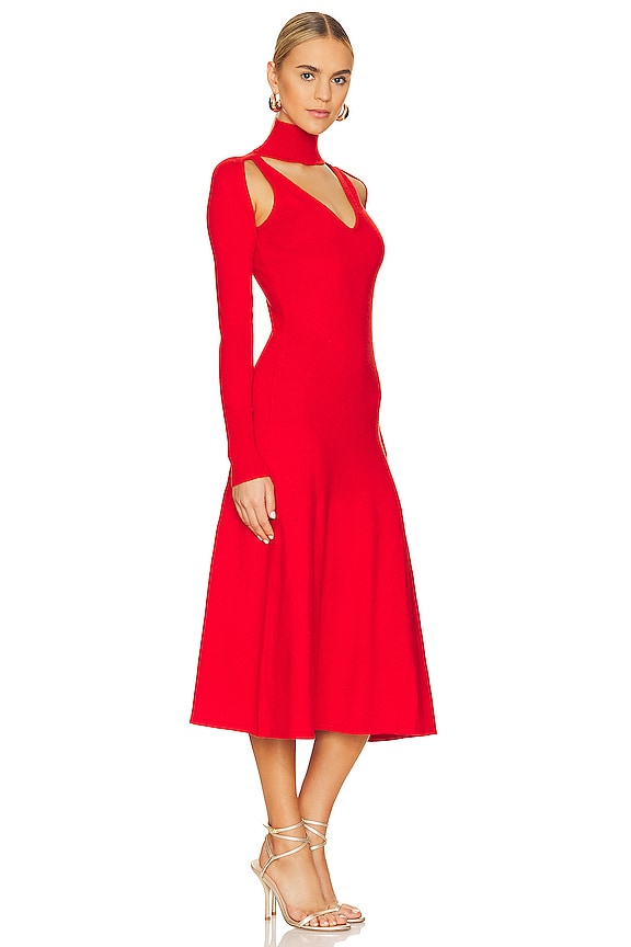 view 2 of 3 VESTIDO VARENNA in Red