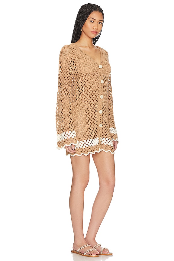 view 2 of 3 ROBE LANITA in Tan & Ivory