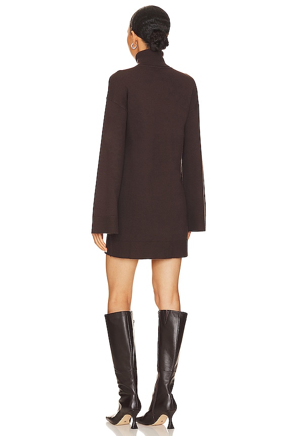 revolve brown sweater dress LPA Fallon in Midi dress