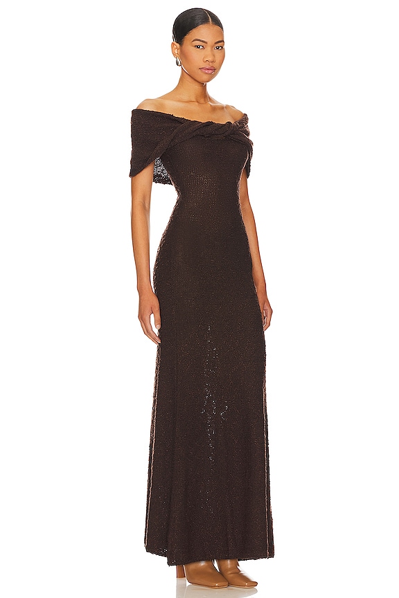 view 2 of 3 Caley Maxi Dress in Dark Brown