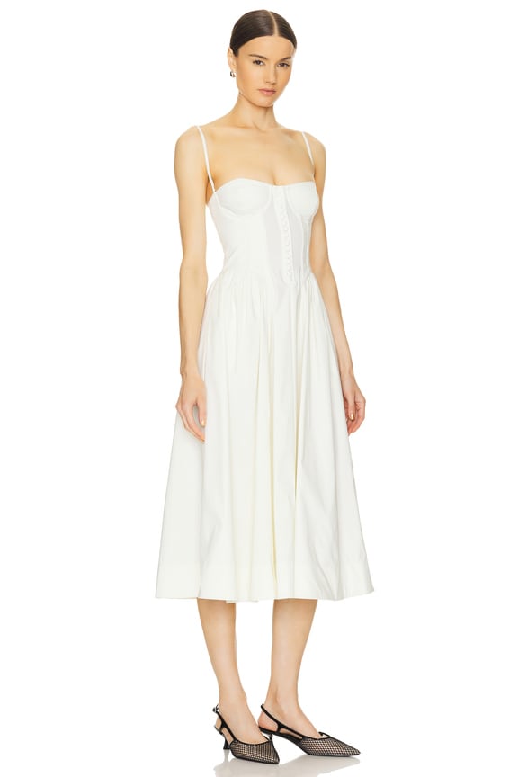 view 2 of 3 Sarita Midi Dress in Coconut Milk