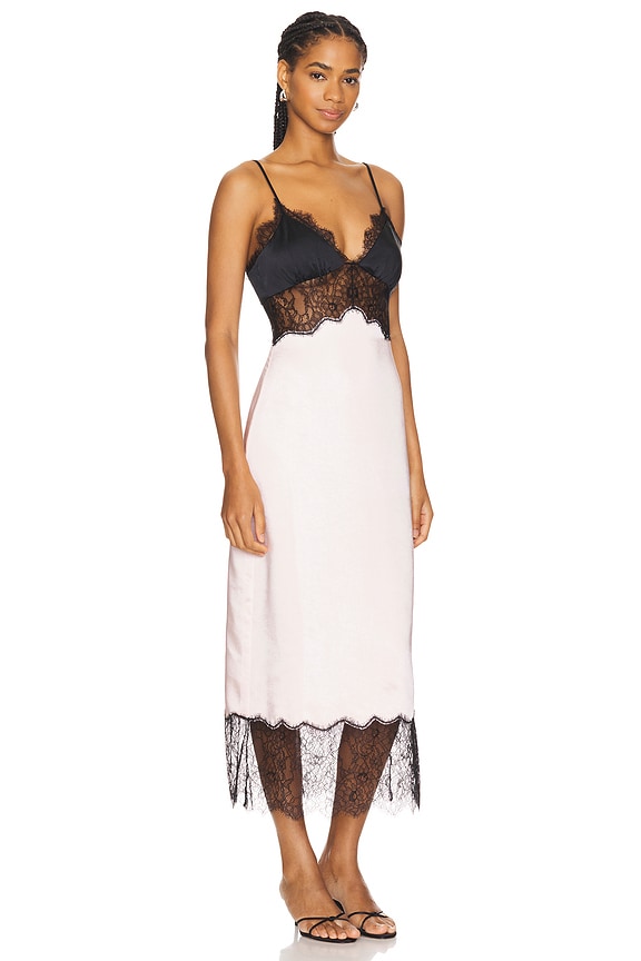 view 2 of 3 Rosa Midi Dress in Pink & Black