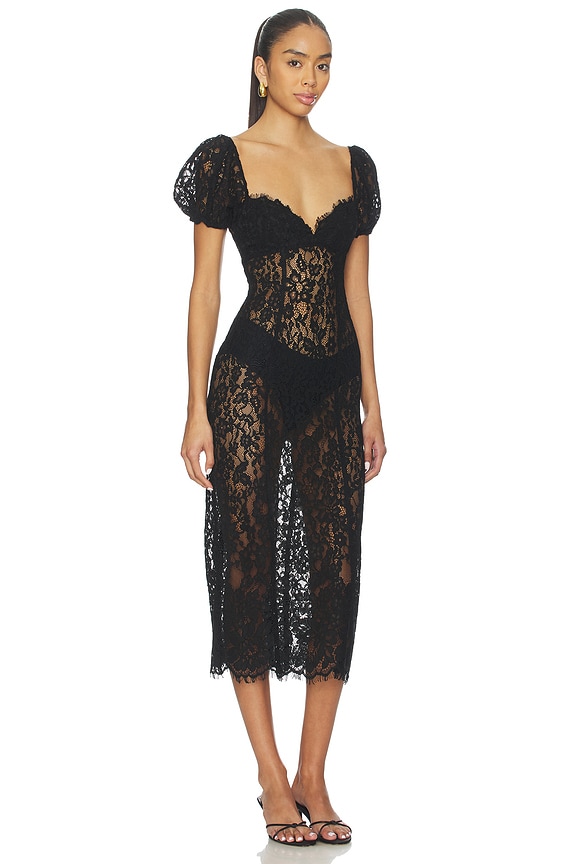 view 2 of 3 Nicola Midi Dress in Black