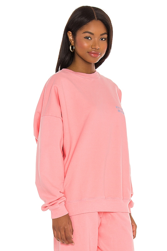view 2 of 5 Everything Is The Best Sweatshirt in Pink